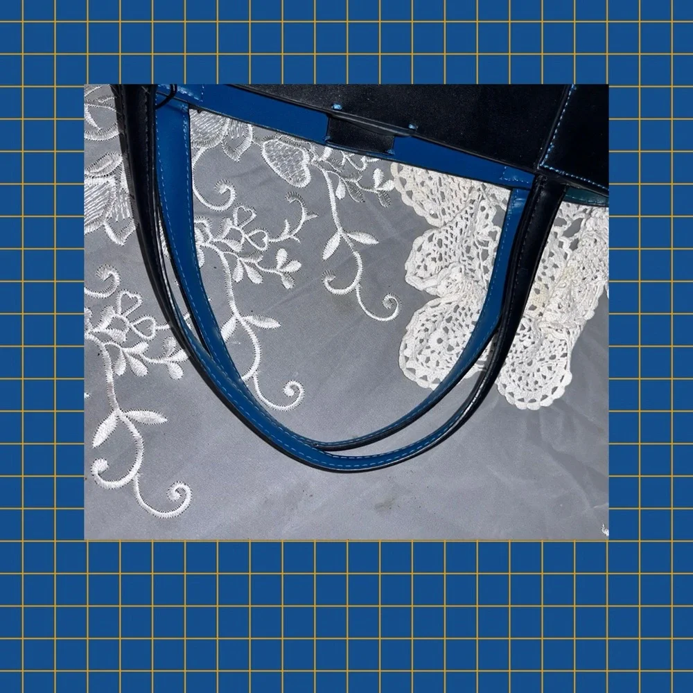 Vegan Shoulder Tote Manmade materials - Picture 7 of 10